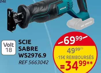 SCIE SABRE WS2976.9 REF 5663042