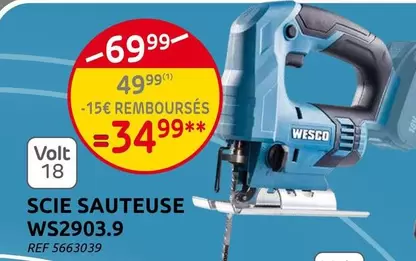 SCIE SAUTEUSE WS2903.9