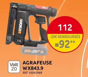 AGRAFEUSE WX843.9