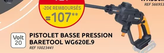 PISTOLET BASSE PRESSION WG620E.9