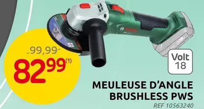 Bosch - MEULEUSE D'ANGLE BRUSHLESS PWS REF 10563240