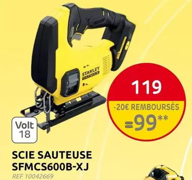 SCIE SAUTEUSE SFMCS600B-XJ