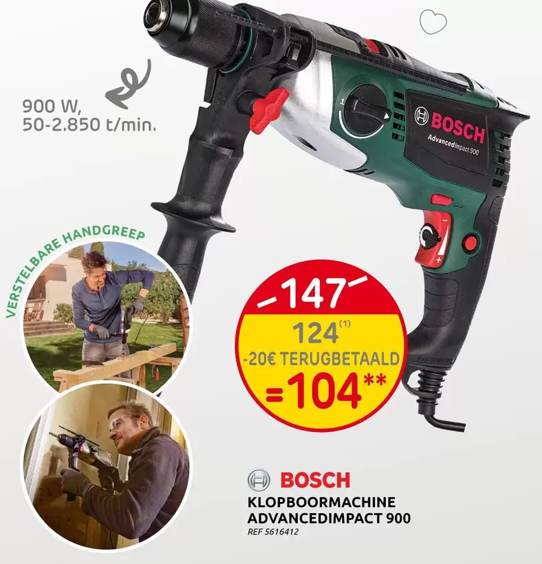 Bosch - KLOPBOORMACHINE ADVANCEDIMPACT 900