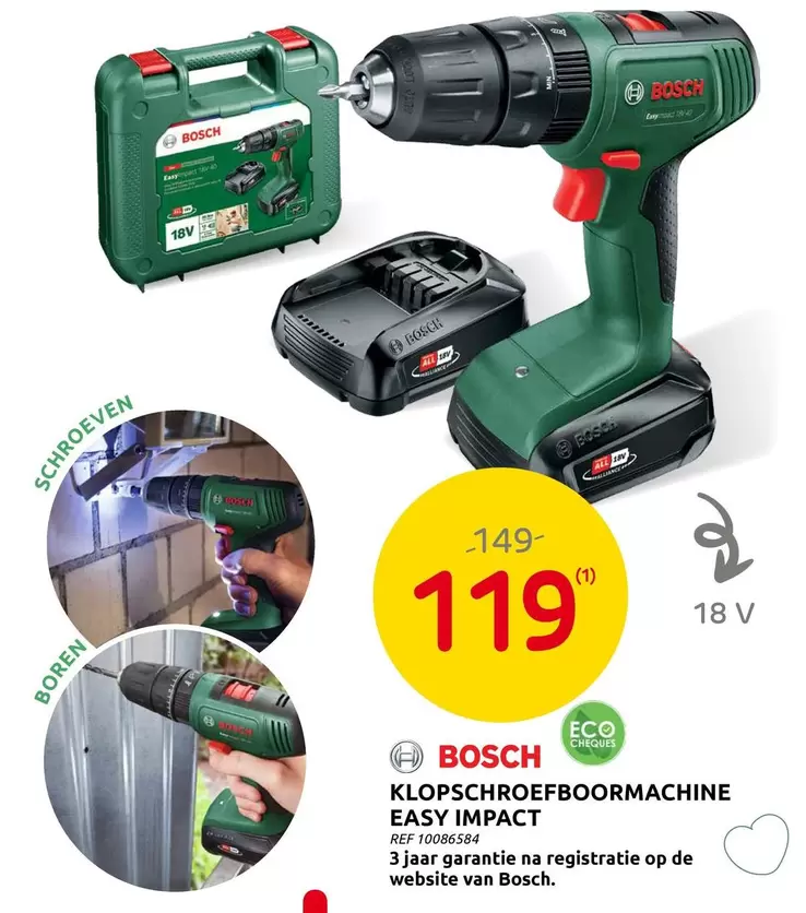 Bosch - KLOPSCHROEFBOORMACHINE EASY IMPACT