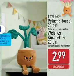 Peluche douce, 20 cm / Weiches Kuscheltier, 20 cm
