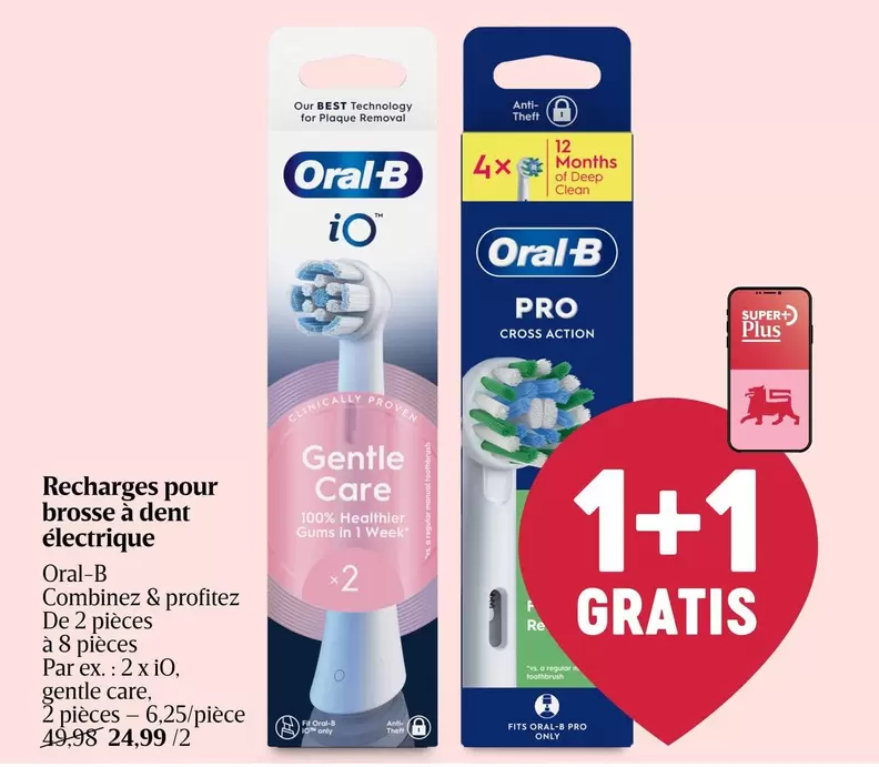 De - Recharges pour brosse à dent électrique