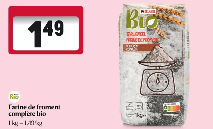 De - Farine de froment complète bio
