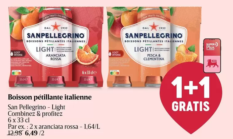 De - Boisson pétillante italienne