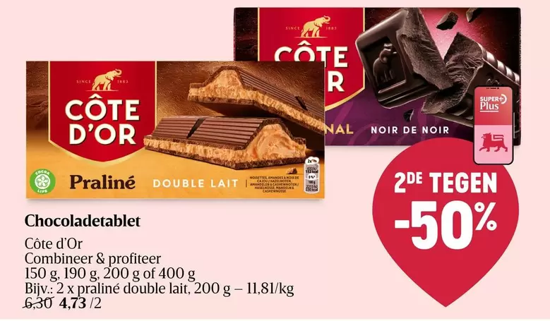 De - Chocoladetablet