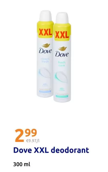 XXL deodorant