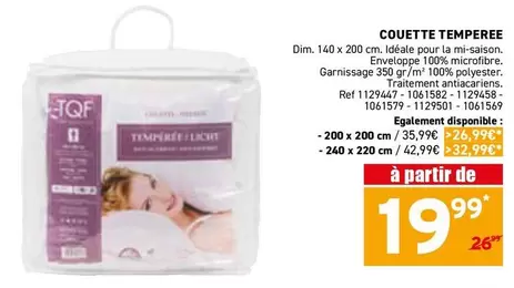 De - COUETTE TEMPEREE