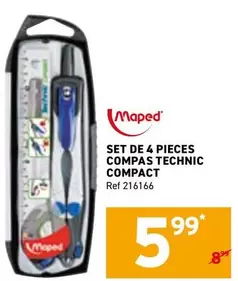 De - SET DE 4 PIECES COMPAS TECHNIC COMPACT Ref 216166