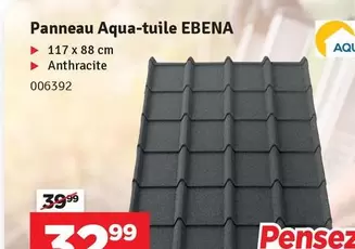 Panneau Aqua-tuile EBENA 006392
