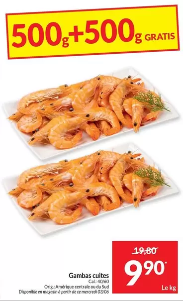 De - Gambas cuites