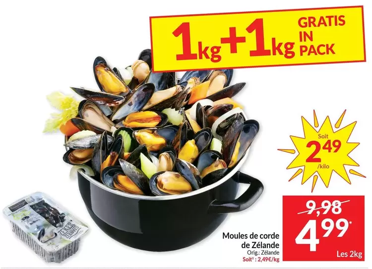 De - Moules de corde de Zélande
