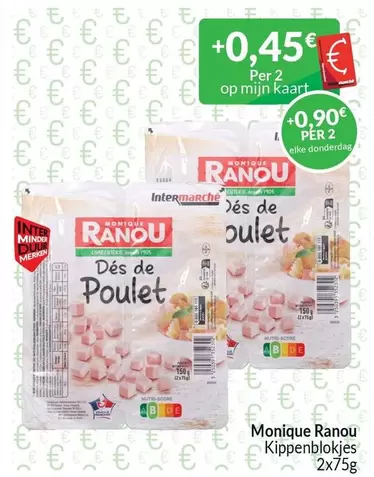 De - Kippenblokjes 2x75g