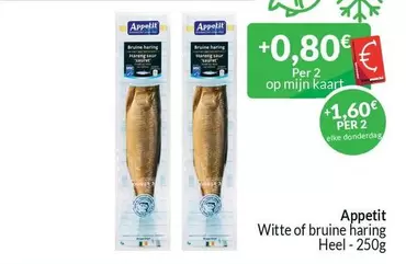 Witte bruine haring Heel