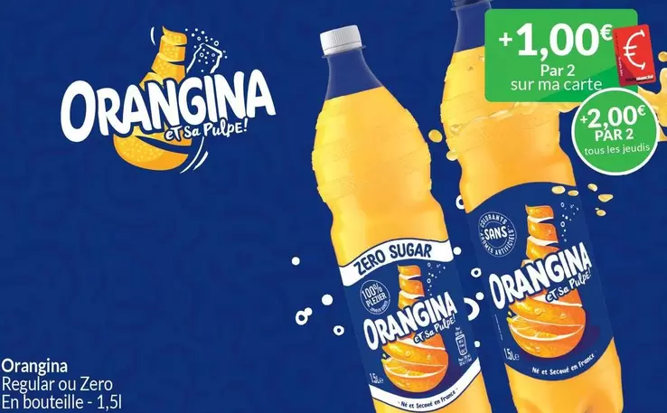 Orangina Regular ou Zero