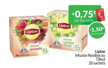 Free - Infusion Rooibos ou Tilleul