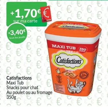 Go - Maxi Tub Snacks pour chat