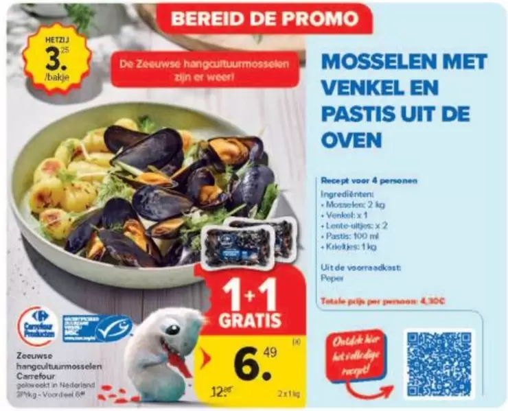 De - Mosselen met venkel en pastis uit de oven