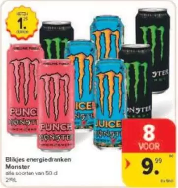 Monster - Blijkes energiedranken