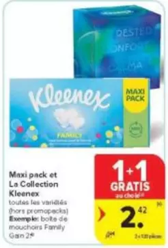De - Maxi pack et La Collection Kleenex