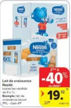 De - Lait de croissance