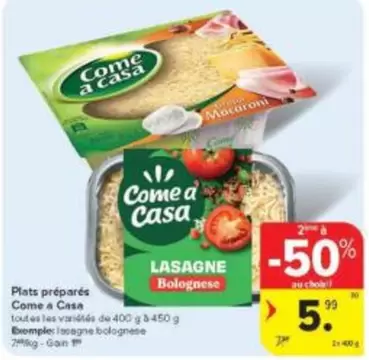 De - Lasagne Bolognese