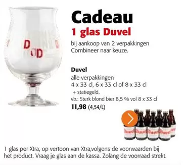 Duvel - Cadeau 1 glas