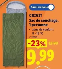 De - Sac de couchage, 1 personne n° 519509