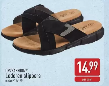 Lederen slippers