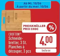 Schneidebretter, 3 St. / Planches à découper, 3 pcs
