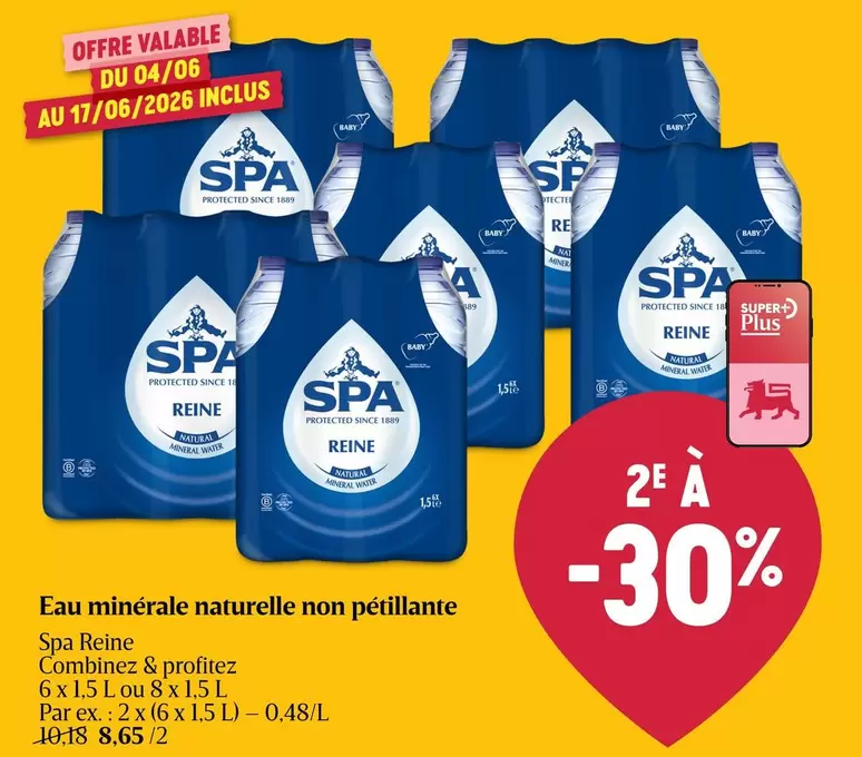 Eau min
rale naturelle non p
e