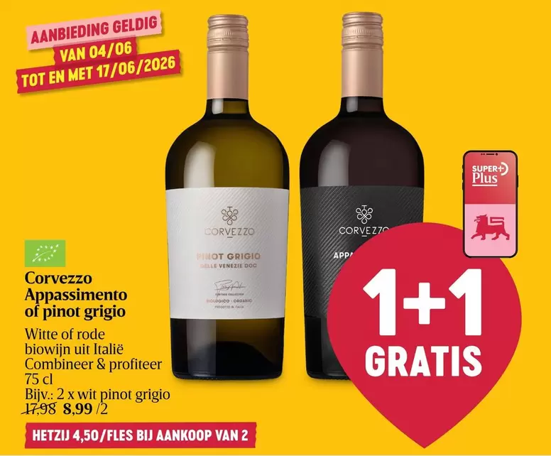 Doc - Corvezzo Appassimento of pinot grigio