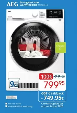 Droogkast met warmtepomp TK9000CH