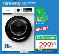 De - Wasautomaat WA8401