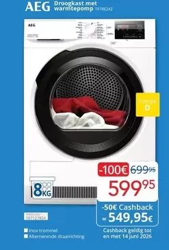 Droogkast met warmtepomp TR80HC42
