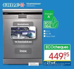 Vaatwasser VWS020IX-L