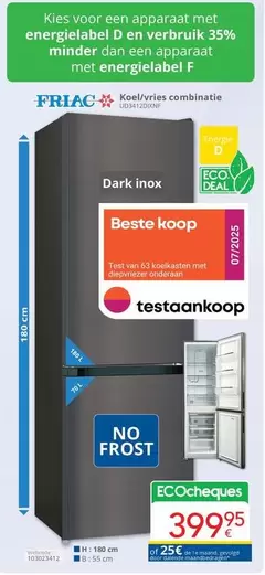 De - Koelvries combinatie