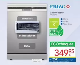 De - Vaatwasser VW2021IX