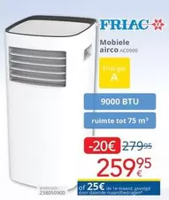 De - Mobiele airco AC0900