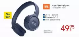 JBL - Hoofdtelefoon TUNES520 BT BLUE