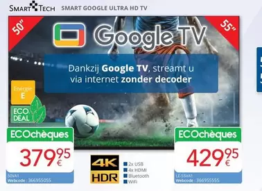 SMART GOOGLE ULTRA HD TV