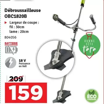 De - D
uevo00e9broussailleuse OBC1820B