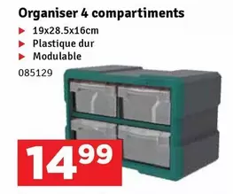Organiser 4 compartiments 085129