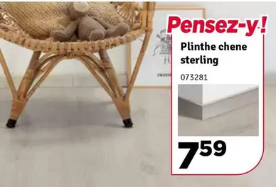 Plinthe chene sterling 073281