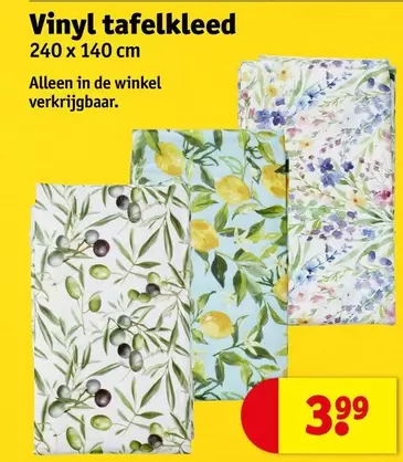 De - Vinyl tafelkleed