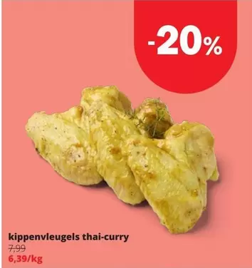 kippenvleugels thai-curry