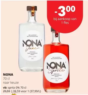 NONA June & NONA Spritz